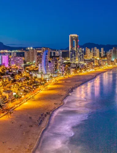 Skyline actual de Benidorm