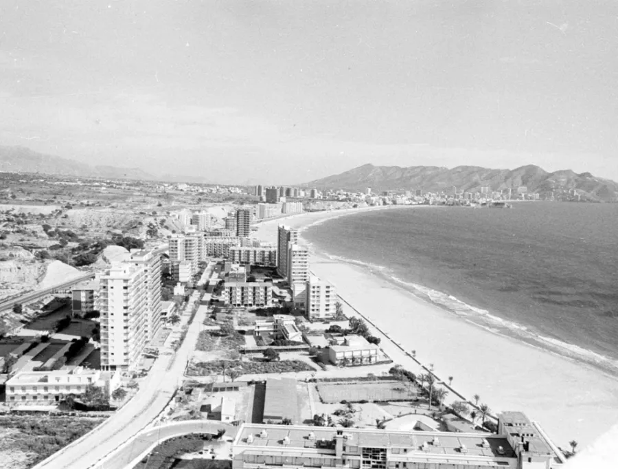 Vista histórica de Benidorm