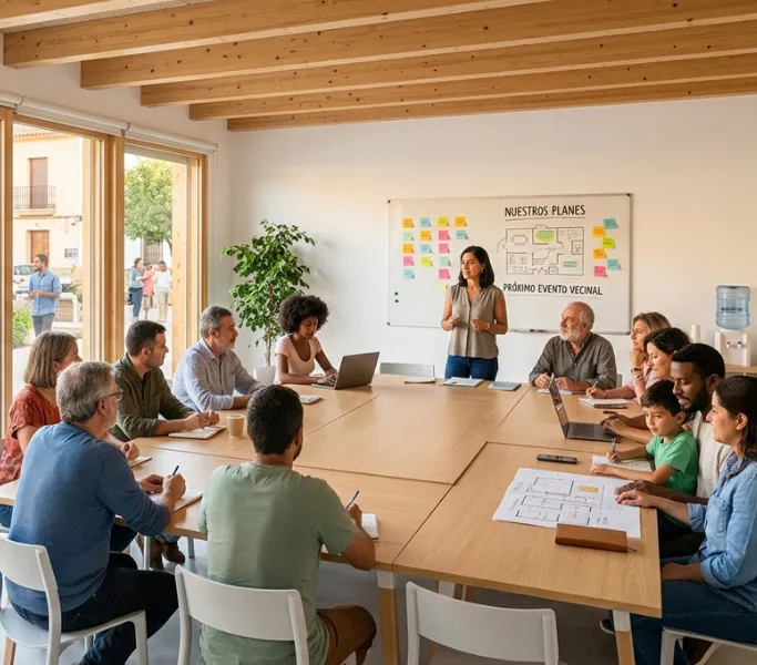 Sala de juntas para reuniones de comunidades de propietarios en Benidorm