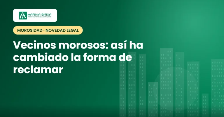 Reclamación de deudas a vecinos morosos en la comunidad